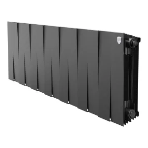 Радиатор биметаллический Royal Thermo PianoForte 300 Чёрный — 14 секц.