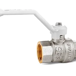 Кран шаровой латунный LD Pride 47.20.B-Н.Р (White) Ду 20 Ру 40 вн-нр, (рычаг)