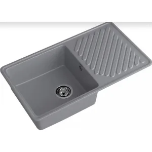 Мойка комп. GRANFEST QUARZ GF-ZL 53 чаша+кр 851*479 (темно-серый)