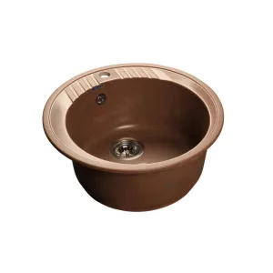Мойка комп. GRANFEST Rondo GF-R520 (D=520) Терракот,круглая
