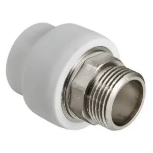 Муфта PPR белая комби.НР 63 х2″ под ключ «VALTEC» (VTp.707.0.06309)
