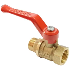 Кран шаровой VALFEX для воды 3/4″ НР/НР ручка-рычаг, латунный 11Б27фт1М (56/14)