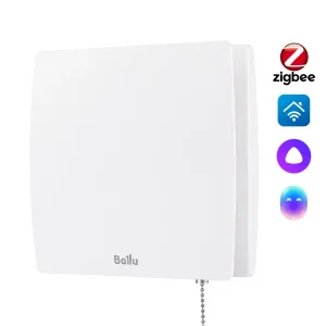 Вентилятор вытяжной Ballu BAF-SL 100 VP с обратным клапаном и тяговым выключателем