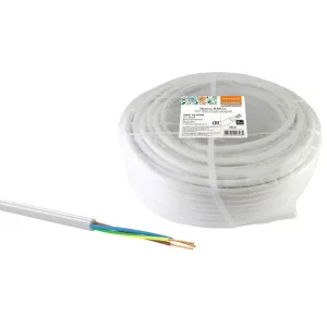 Провод TDM ELECTRIC ПВСмб 3х2,5 (20), белый