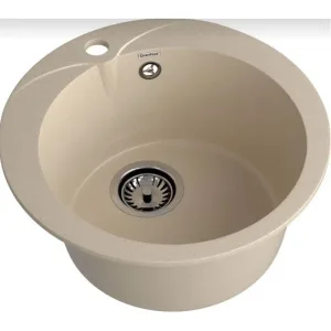 Мойка комп. GRANFEST Rondo GF-R480 (D=475) Кашемир круглая