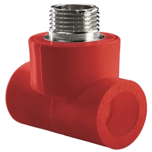 Тройник комбинир. ПП AntiFire D32х1/2″х32 НР Red 051069