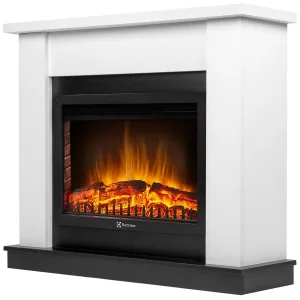 Каминокомплект Firelight: Очаг EFP/P-2520LS N, портал Canto 25 белый