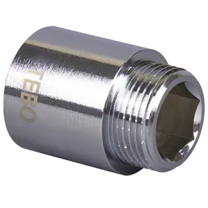 Удлинитель TEBO хромированный ВН/НАР 1/2″x25 мм (45/360)