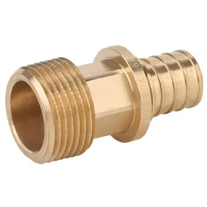 Переходник Gappo с наружной резьбой бронзовый 16-R 1/2"