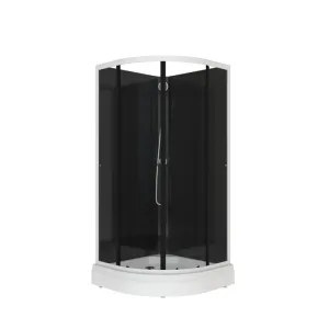 Душ. каб. MARONI ОМБРА ЛАЙТ (БЕЗ КРЫШИ) низкий-полукруг 88х88х191.5 (7мест+си