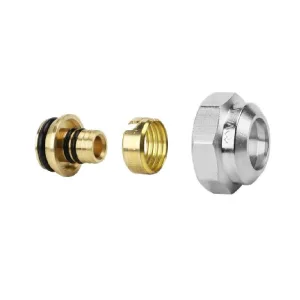 Соединение VARMEGA резьбозажимное VMTF90, 3/4″ EK для труб PAP, PE-X, PE-RT 16х2.2 мм