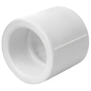Муфта полипропиленовая PPRC 125 FDplast, белая (уп. 6 шт)