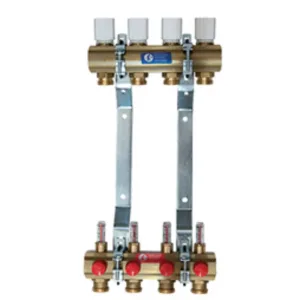 Комплект коллекторного узла Giacomini 1″ x 3/4″E /5, R553KY065