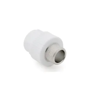 Муфта PPR белая комби.НР 25 х 1/2 » РТП