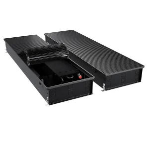 Конвектор внутрипольный Royal Thermo ATRIUM TURBO-150/400/2400-DG-U-BL