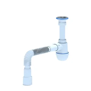 Сифон Ани Грот 1 1/2″х40, нерж. вып., с гт 40×40/50 (А0515)