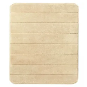 Коврик для ванной «Memory stripes» 60х100 (ворс) бежевый