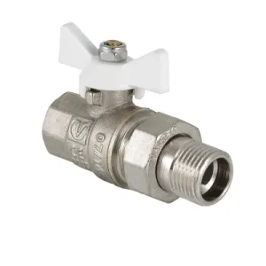 Кран шаровой Valtec BASE «Американка» Ду 15 «бабочка» (VT.227.NW.04)