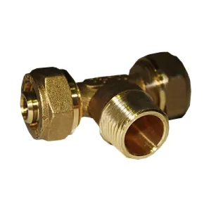 Тройник обжим с наруж. резьбой TM 20 (2,5) х 1/2″ «Hydrosta»