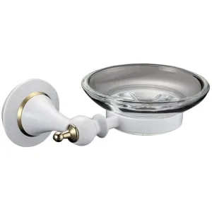 Мыльница ZOLLEN «ESSEN baking» (ES82422BL) стеклянная с держателем, настенная