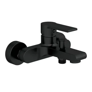 Смеситель CERSANIT BRASKO BLACK (арт. A63108) для ванны, кор.излив, без аксессуа