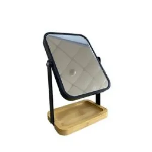 Зеркало косметическое ZALEL (980547) настольное, квадратное двустороннее