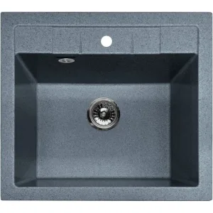 Мойка комп. GRANFEST Quadro GF-Q561 (560*500) графит,квадратная