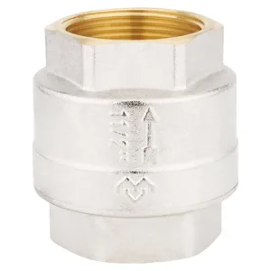 Клапан обратный VARMEGA с пластиковым седлом 3/4″ никелированный, VM04902