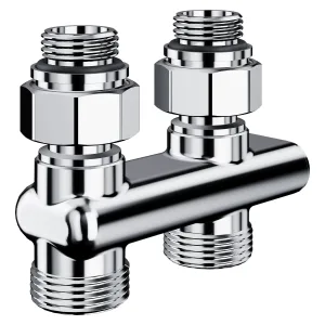 Узел нижнего подключения перекрестный Royal Thermo Design прямой 1/2″х3/4″ EK (хром)