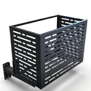 Короб Атлант д/кондиционера без кроншт. 1200х900х600 П1 Стадиум RAL7016 цв темно-серый