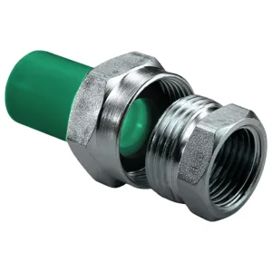 Муфта комбинир. раз. ПП AntiFire D40-1 1/4″ВР Green 034073