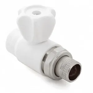 Кран шаровой PPR белый 25 х 3/4″ НР для радиатора Remsan