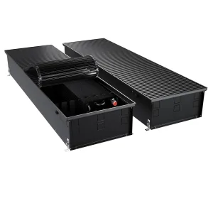 Конвектор внутрипольный Royal Thermo ATRIUM TURBO-190/400/1300-DG-U-BL