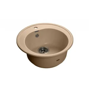 Мойка комп. GRANFEST Rondo GF-R510 (508х505) Топаз,круглая