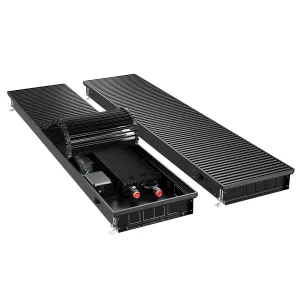 Конвектор внутрипольный Royal Thermo ATRIUM TURBO-80/300/1200-DG-U-BL