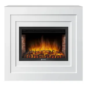 Каминокомплект:Биокамин Firelight BFP/P-3020+Портал Cubo 30 белый