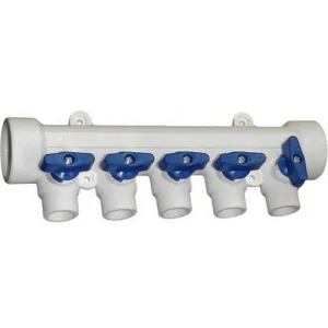 Коллектор TEBO бел. PP-R 40×20х5 вых. универсальный (2/8), арт. 030091274