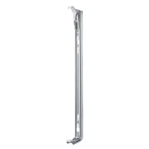 Кронштейн настенный рельсовый h400 RAL9016