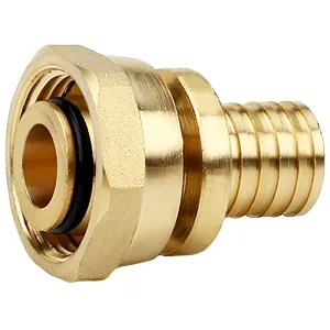Муфта VARMEGA Slide-fit переходная (на евроконус) с накидн. гайкой, 16×3/4″EK, акс., латунь, VM51711