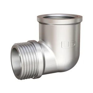 Угольник латунный LD LD Pride DN25 (1″) ВР/НР латунь никель БЕЗ БИРКИ