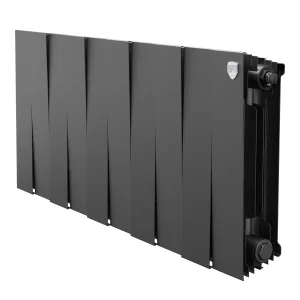 Радиатор биметаллический Royal Thermo PianoForte 300 Чёрный — 10 секц.