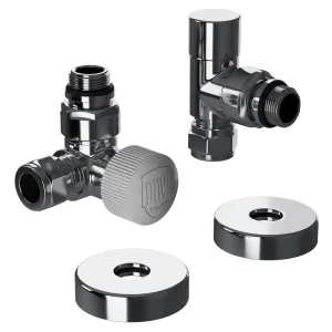 Набор термостатический трехосевой Royal Thermo Design Pro 15мм М30х1,5 (Хром)