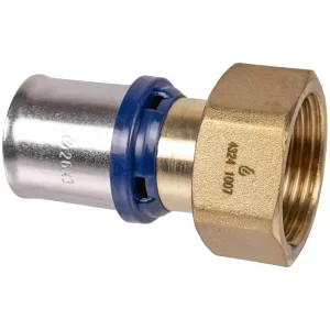 Штуцер обжимной для металлопластиковых труб Usystems MLC Plus 26-G1″НГ