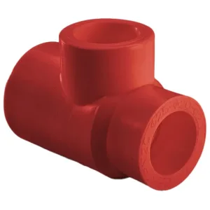 Тройник ПП AntiFire переходный D75х63х75 Red 051153