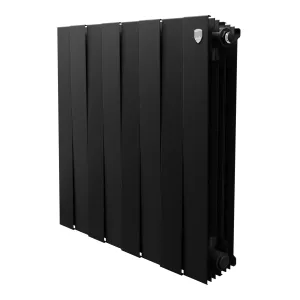 Радиатор биметаллический Royal Thermo PianoForte 500 Чёрный — 8 секц.