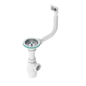 Сифон для кухни 3 1/2″х40 с прямоуг. переливом (TIVOLI)