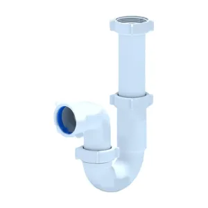 Сифон Ани прямоточный 1 1/2″х40, без выпуска (D0120)