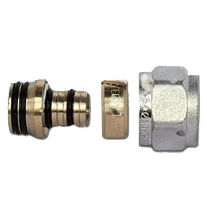 Фитинг коллекторный обжимной для м/пл труб 16х1/2″ ВР (VTc.710.N.1604)