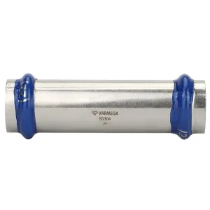 Муфта VARMEGA двухраструбная Inox Press надвижная 15×15