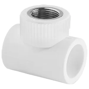 Тройник TEBO бел. PP-R комб. 32х3/4″ ВР (10/60), арт. 030040309